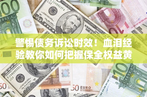 武汉警惕债务诉讼时效！血泪经验教你如何把握保全权益黄金期