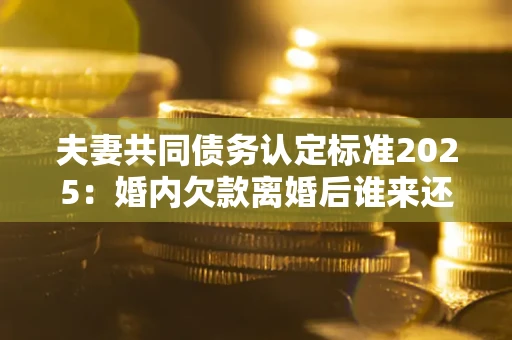 武汉夫妻共同债务认定标准2025：婚内欠款离婚后谁来还？