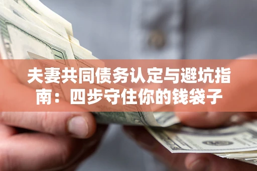 武汉夫妻共同债务认定与避坑指南：四步守住你的钱袋子