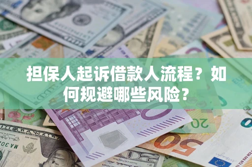 武汉担保人起诉借款人流程？如何规避哪些风险？