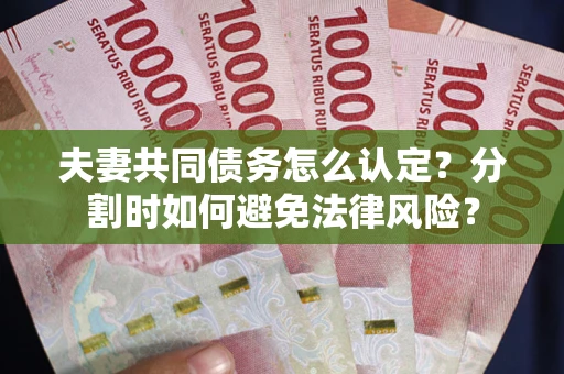 武汉夫妻共同债务怎么认定？分割时如何避免法律风险？